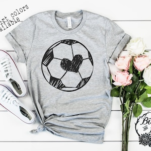 Cute Soccer Shirt, Soccer Mom Shirt, Gifts for Mom, Birthday Gifts for Her, Cute Graphic Tees for Women, Cute Mama Shirt, Triblend T-Shirt