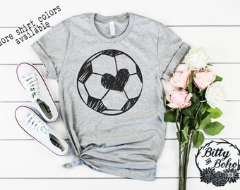 Cute Soccer Shirt, Soccer Mom Shirt, Gifts for Mom, Birthday Gifts for Her, Cute Graphic Tees for Women, Cute Mama Shirt, Triblend T-Shirt