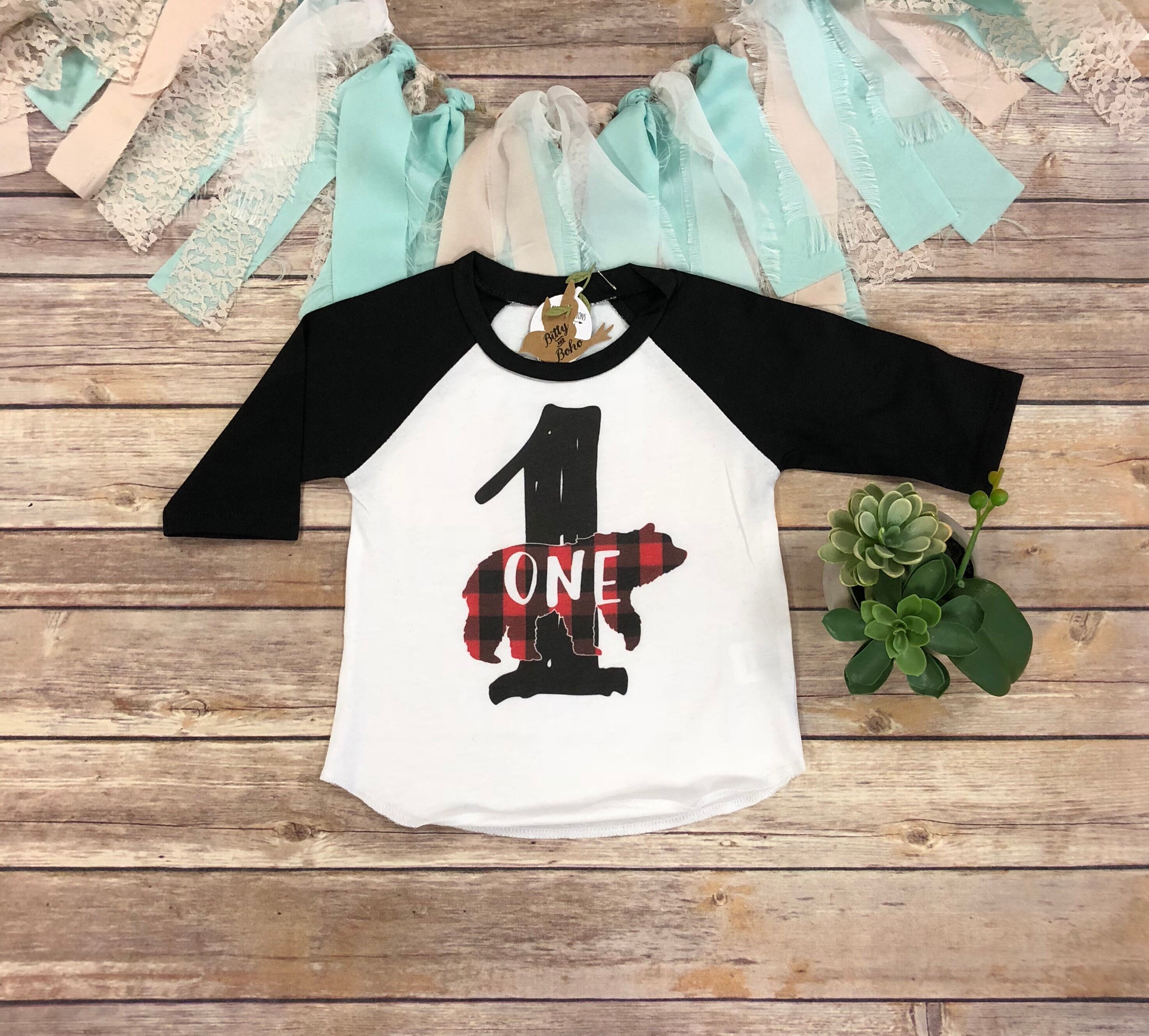 lumberjack first birthday shirt