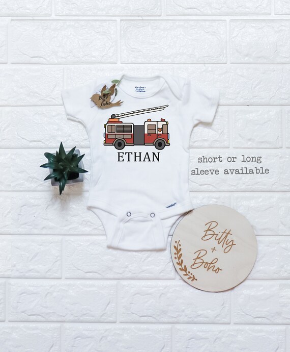 fire truck onesie