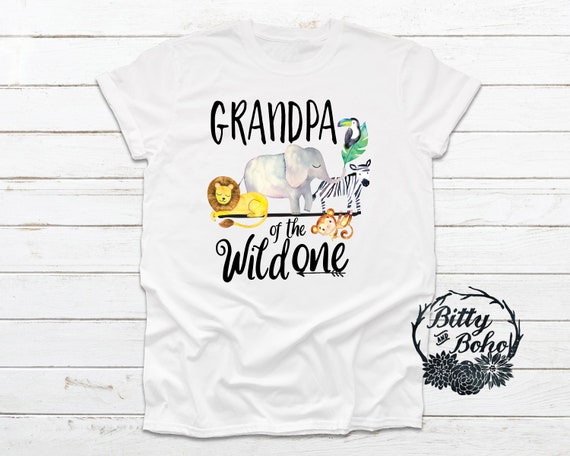 Grandpa Of The Wild One Thing Birthday Shirt Grandpa Of The Wild One Thing Birthday Shirt