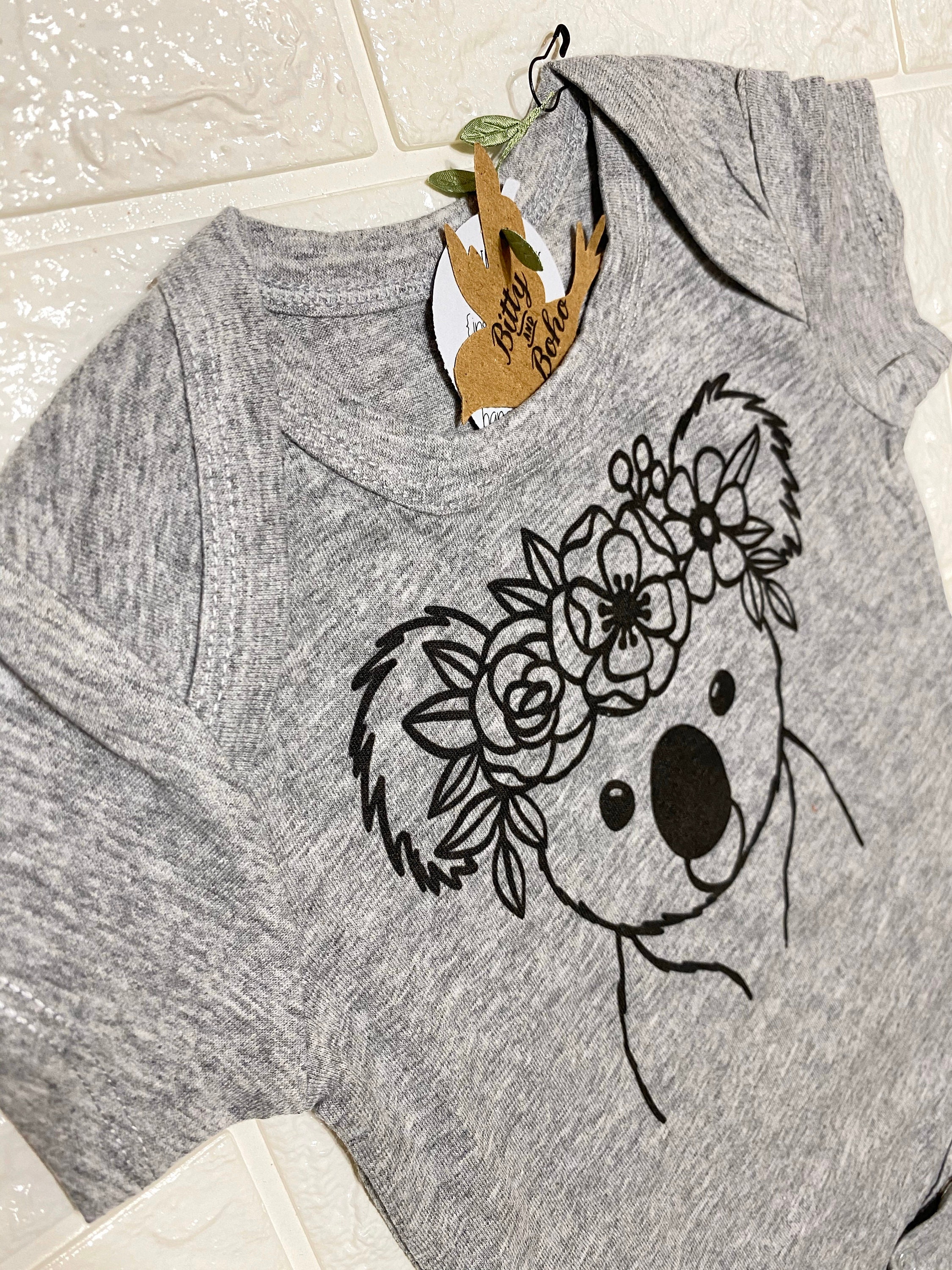 Koala Baby Bodysuit Cute Koala Shirt Koala Baby Shower Gift Etsy