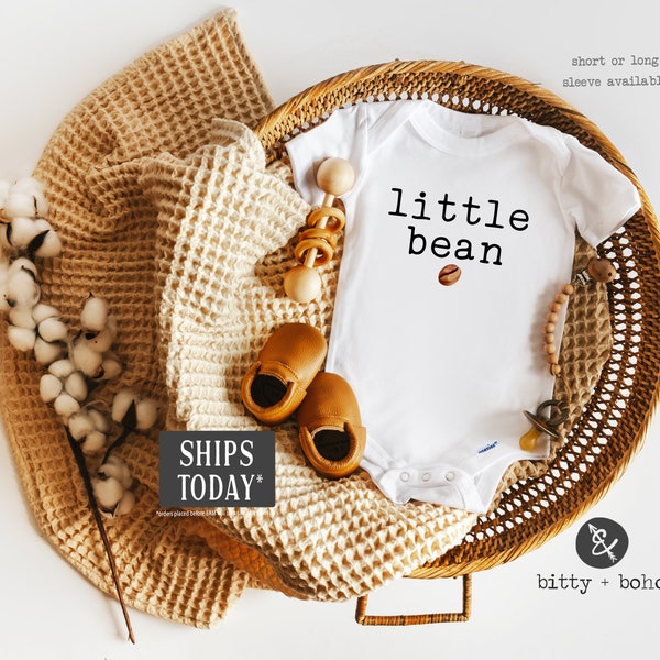 Coffee Onesie®, grenouillère petit grain, vêtements pour bébé mignons, cadeau de naissance unisexe, body pour bébé, body pour bébé café, vêtements pour bébé unisexe,