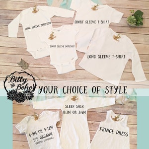 Custom Baby Onesie®, Custom Onesie, Personalized Baby Gift, Name Onesie, Baby Shower Gift, Baby Girl Clothes, Take Home Outfit, Monogram image 4