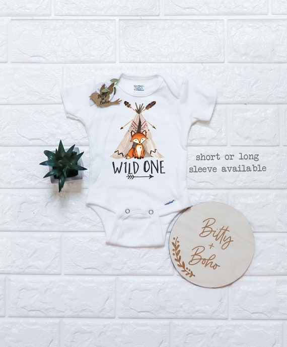 fox first birthday shirt