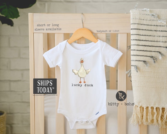 Baby duck onesie deals