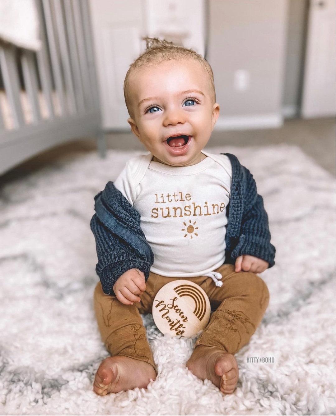 Tutina per neonati Little Sunshine, Tutina per neonati minimalista