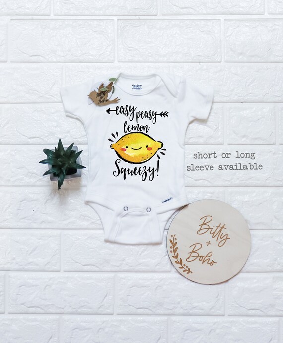 lemon unisex baby clothes