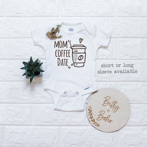 Coffee Baby Onesie®, Cute Baby Clothes, Baby Shower Gift, Baby Bodysuit, Coffee Onesie, Cute Onesies, Unisex Baby Clothes, Newborn Onesie image 5