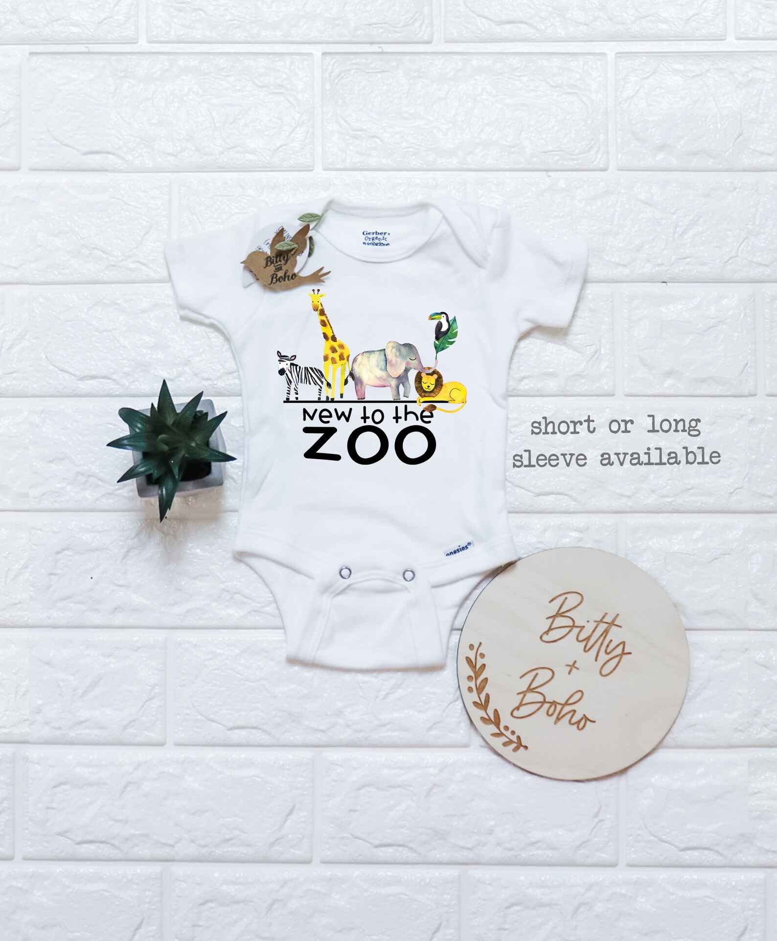 Zoo Onesie® Zoo Baby Shower Gift Unisex Baby Clothes Boho Etsy