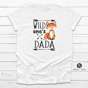 Dad of the Wild One Shirt, Dad Shirt, Dad of the Birthday Girl Shirt, Dad of the Birthday Boy Shirt, Matching Family Shirts, Fox Birthday