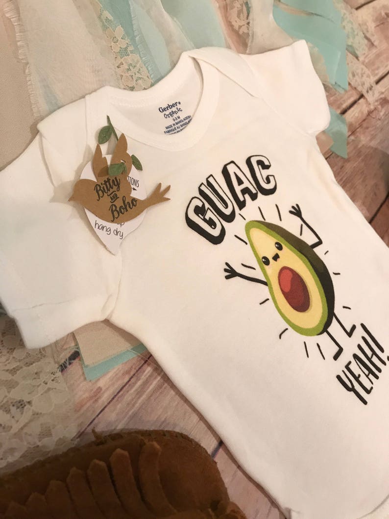 Hipster Baby Clothes Avocado Onesie® Funny Onesies Funny Etsy
