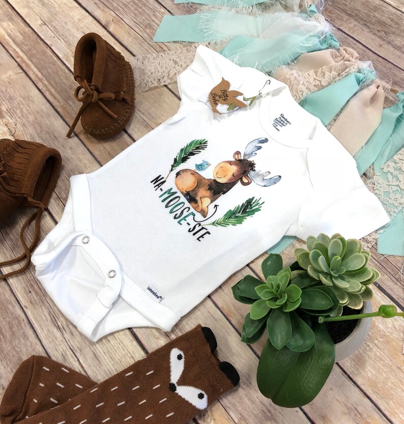 Moose Onesie® Yoga Onesie Canada Onesie Yoga Baby Clothes Etsy