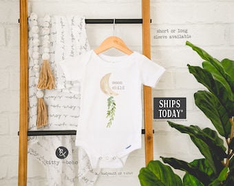 Bleib Wild Mond Kind Body®, Baby-Dusche-Geschenk, Take Home Outfit, Unisex-Baby-Kleidung, Mond-Strampler, Stern-Strampler, Liebe Strampelanzug, Weltraum-Strampler