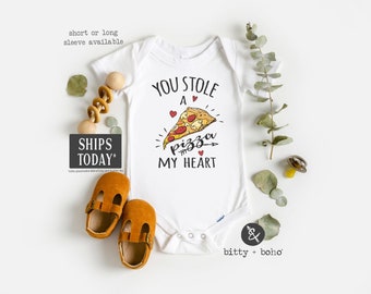 Pizza Onesie®, Funny Onesies, Baby Shower Gift, Unisex Baby Clothes, Baby Boy Clothes, Cute Onesies, Hipster Onesies,Valentine Baby Bodysuit