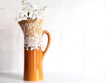 Vallauris Ceramic Pitcher – Gladys Model by Claude Paci – Signed 1970s – Vintage French Mid-Century Décor