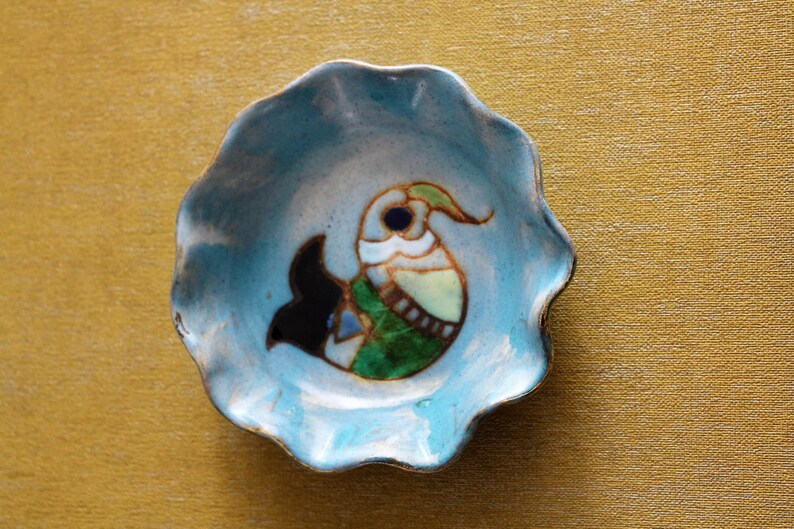 Ceramic from VALLAURIS France MC TREINEN 1960 vintage ceramic ceramic and pottery