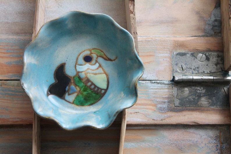 Ceramic from VALLAURIS France MC TREINEN 1960 vintage ceramic ceramic and pottery