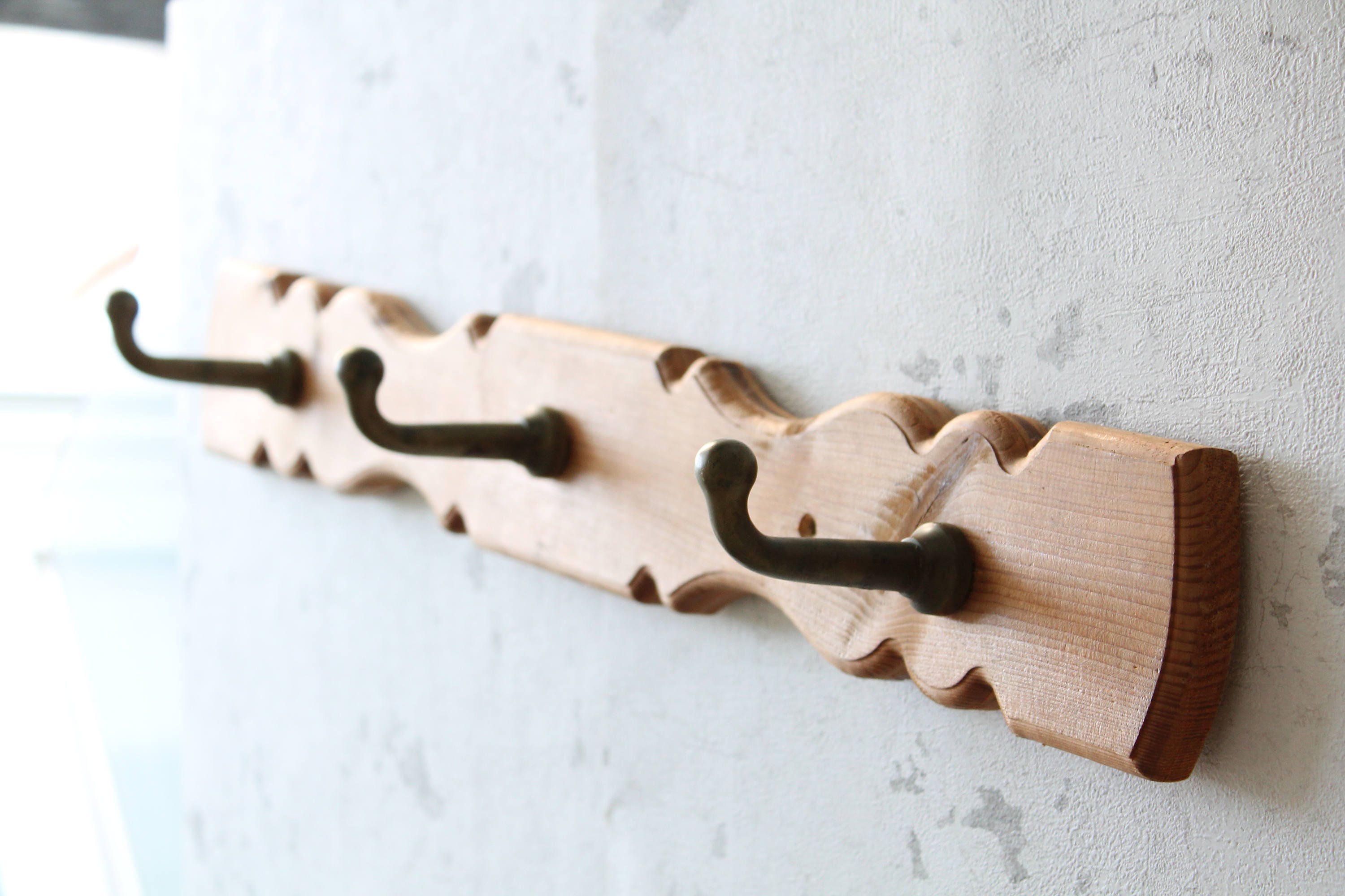 vintage coat rack hooks