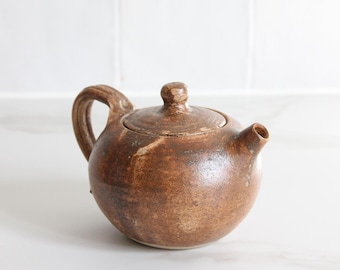 Ceramic stoneware teapot from the south of France, rustic decor, kitchen decor, unique gift for her, 4695