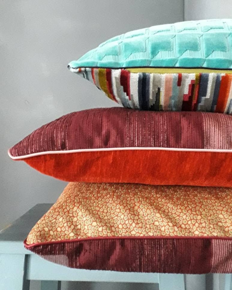 Grand Coussin En velours