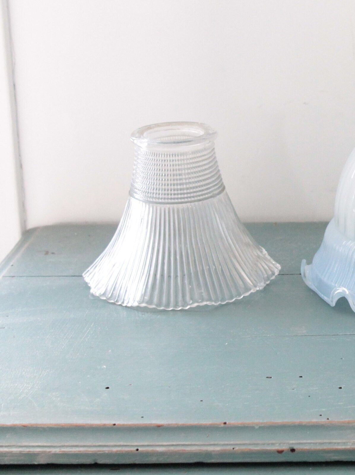 1 Abat Jour Vintage en Verre Pour Luminaire, Luminaire Vintage, Suspension Verre, Globe Applique, Lm