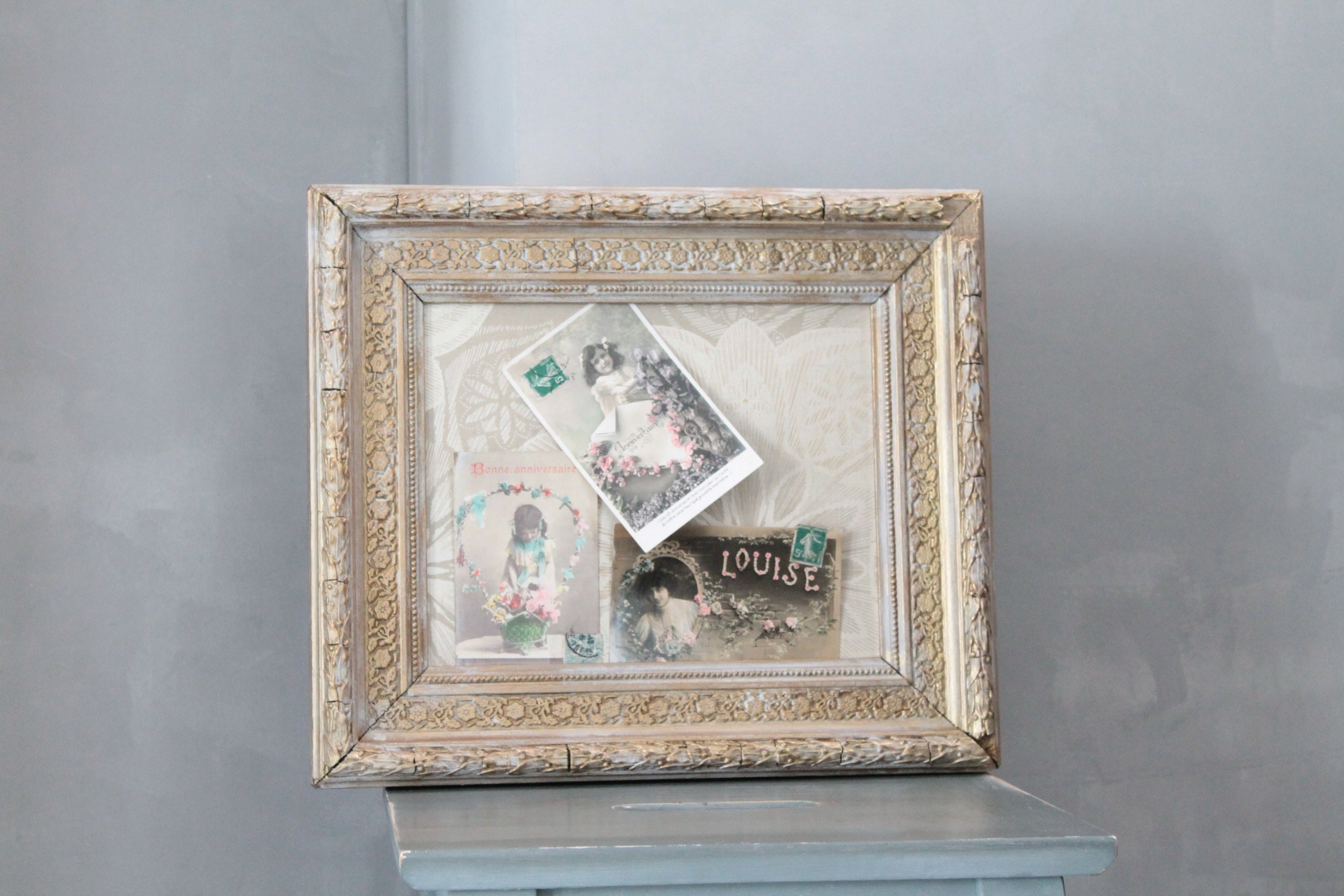 Encadrement Ancien Français, Cadre Doré, Fourniture Encadrement - Cadre Pour Bijoux, Mariage, 40, 5 