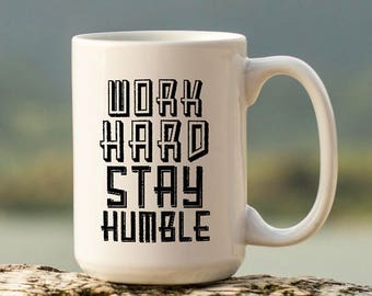 Premium handmade ceramic mugs with motivational by MotivationLab