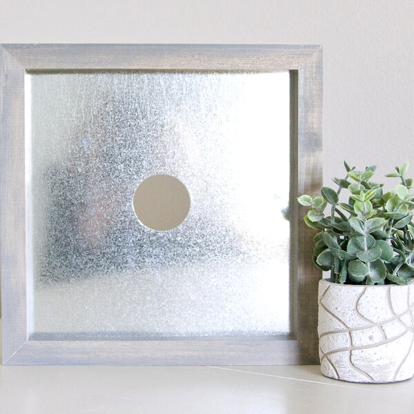 MEDIUM Magnetic Frame for Inserts | GRAY STAIN (Frame Only)