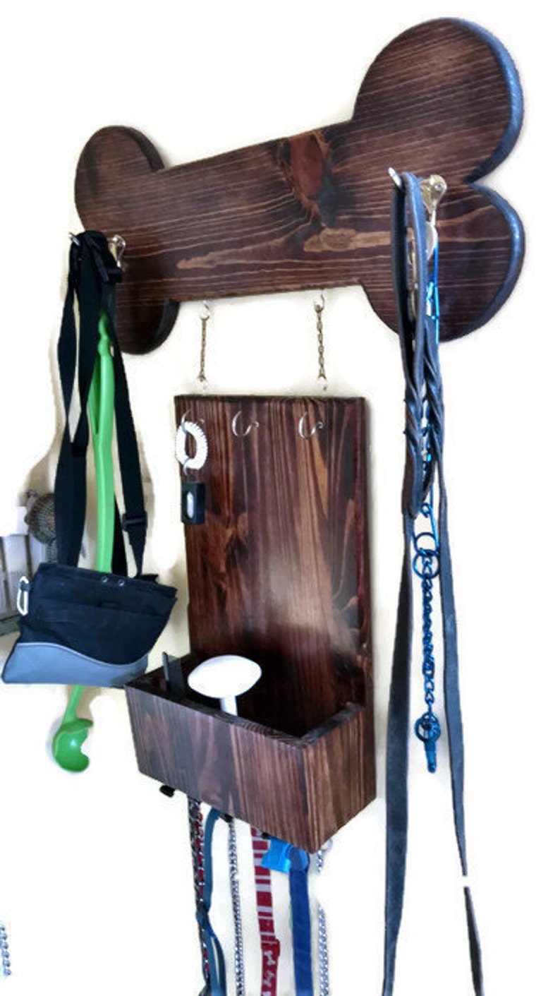 Pet Toy Storage Box and Dog Leash Holder Leash Hanger Dog Etsy