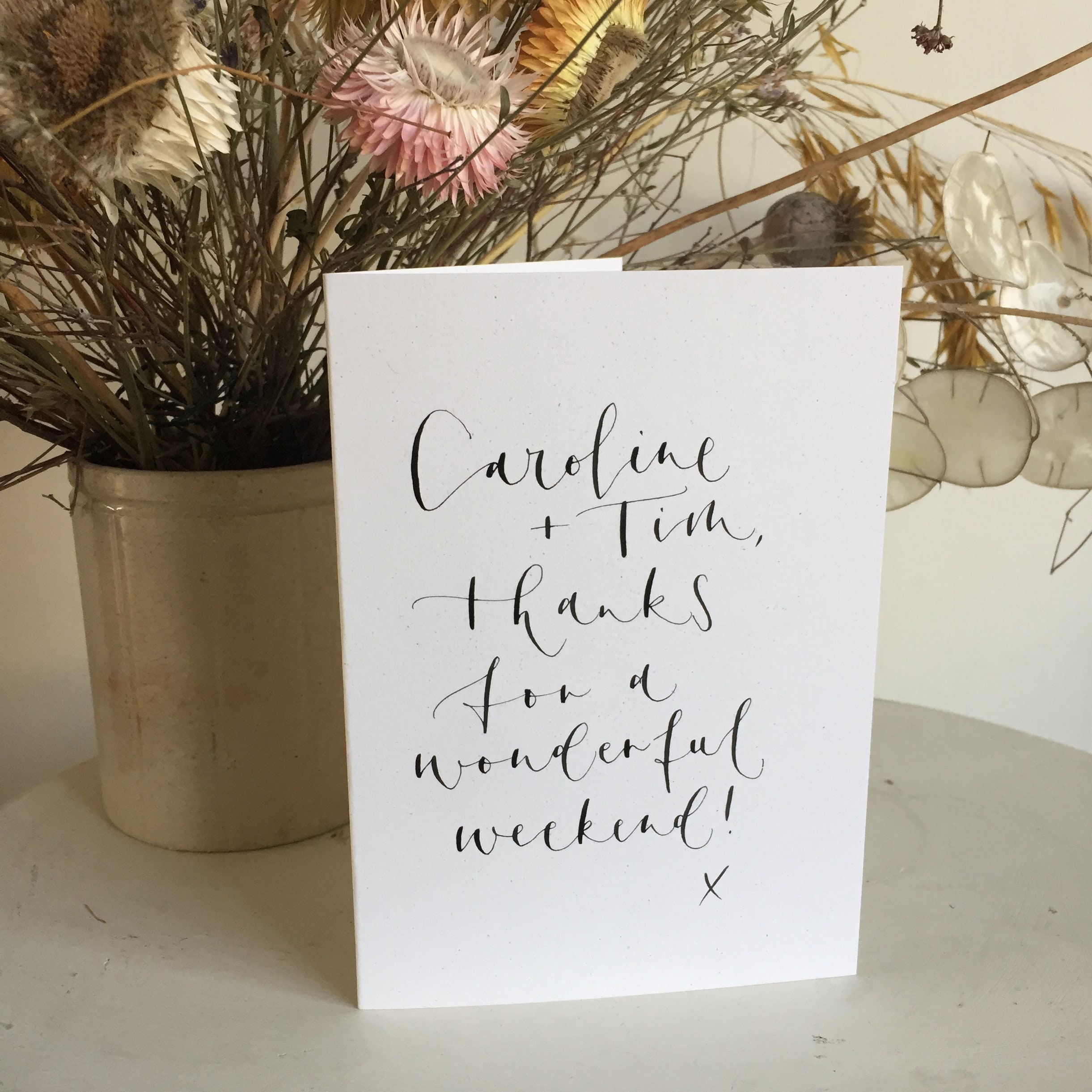 Customisable personalised greeting card Etsy