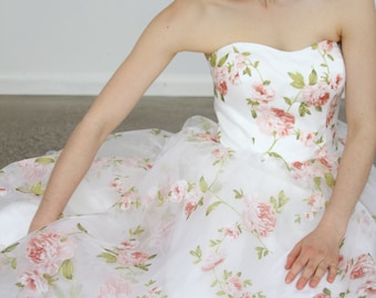 Signature Floral Organza Ballgown Wedding Dress
