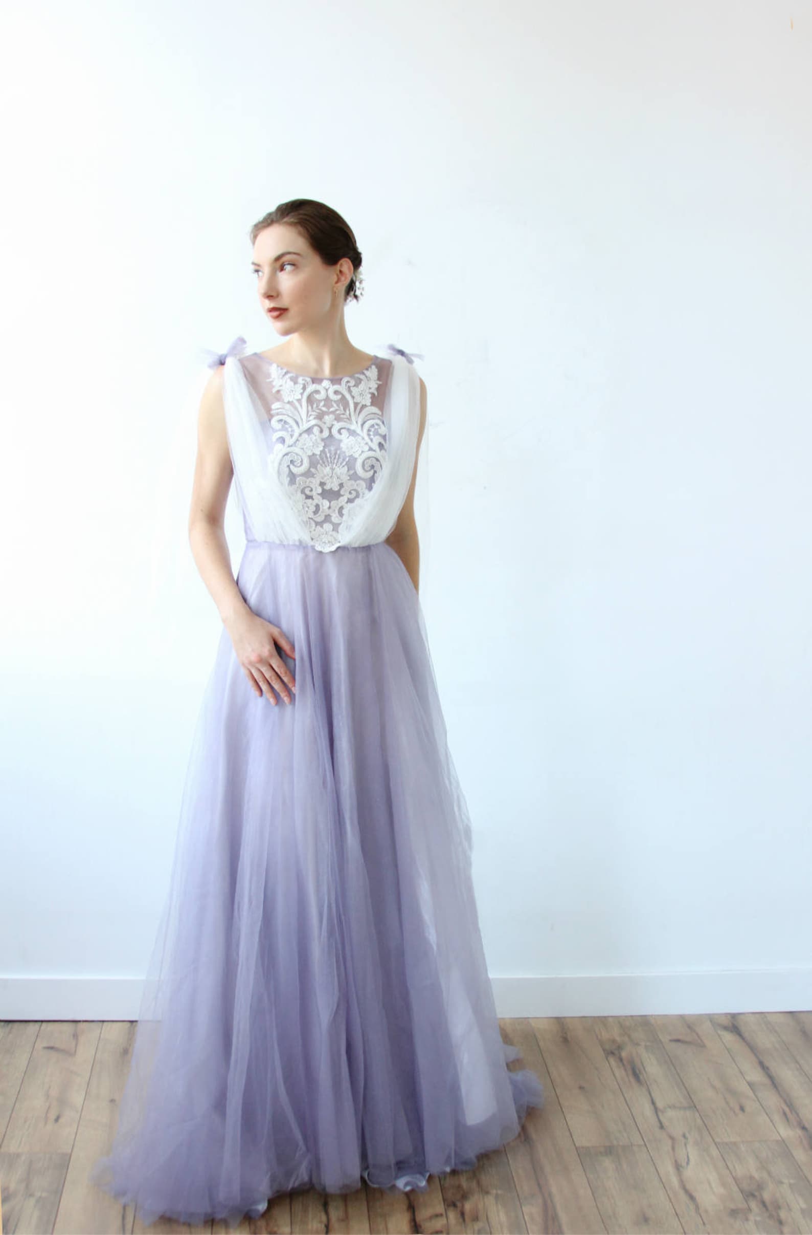 Dusty Purple Wedding Dress: Timeless Elegance for Modern Brides