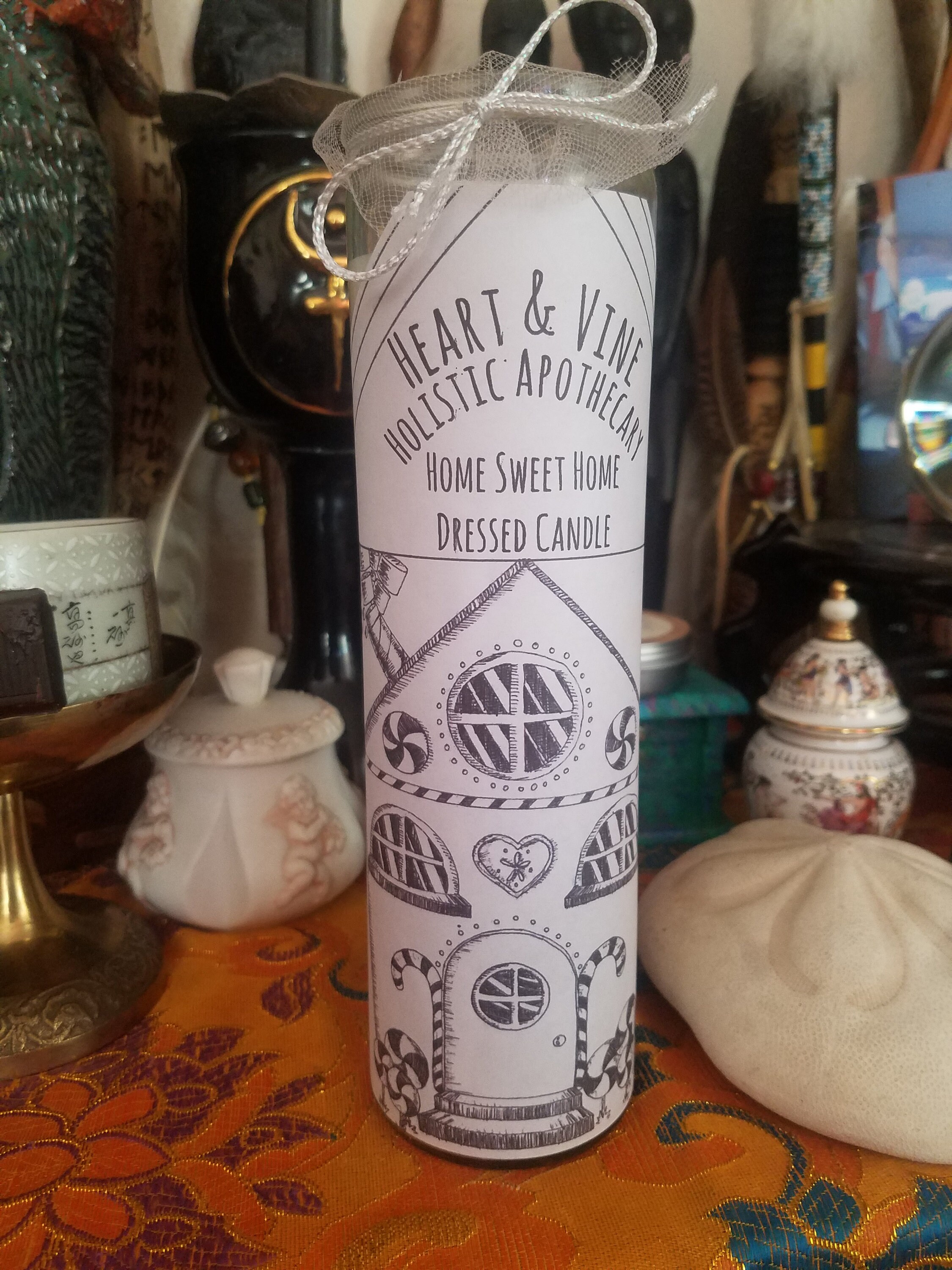 Home Sweet Home Dressed Candle happy Home Candle, Compassion Candle Etsy