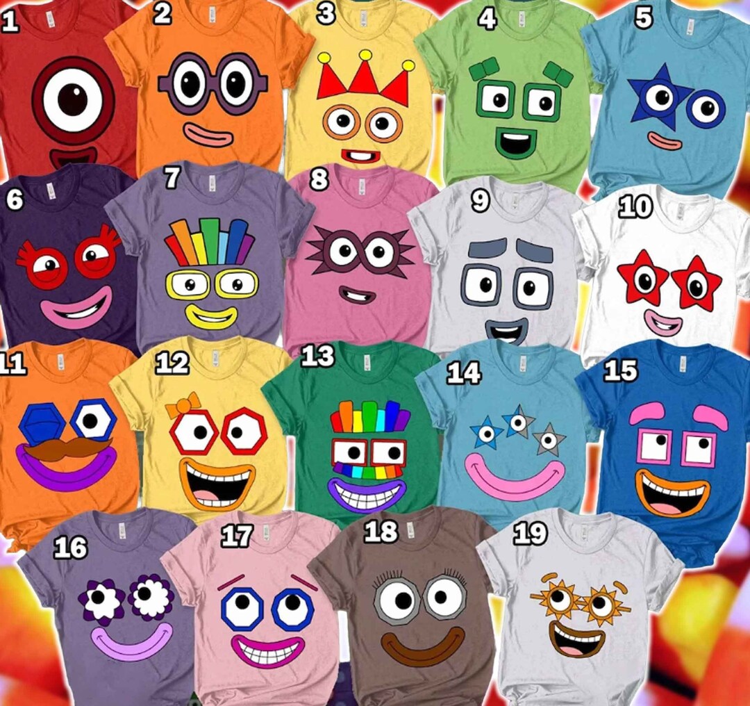 Number Blocks Costume Halloween Number Blocks Character - Etsy