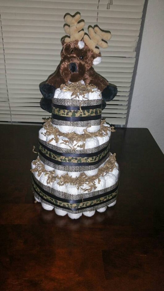 moose diaper cake