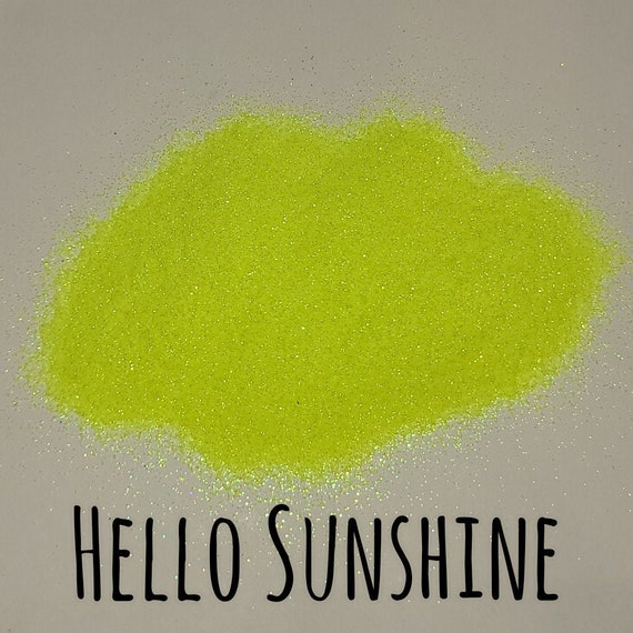 Hello Sunshine Glitter Fine Glitter Yellow Glitter Etsy