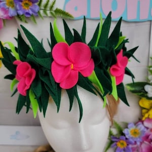Crochet Baby Moana Set Shirt Tank Headband Flower Flower Headpiece