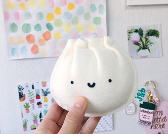 Dumpling Soup Steamed Bun Plush Ornament Stuffed Pillow