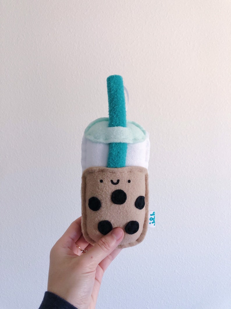 Boba milk tea plush food plushie bubble tea stuffed | Etsy