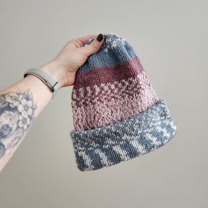 Knit Winter Beanie | Toque | Fair Isle | Unisex