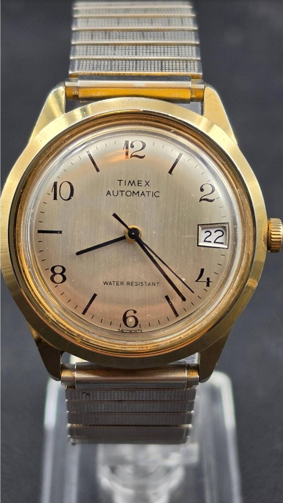 希少 状態良好品 タイメックス マーリン ゴールド メンズ 手巻き 腕時計 Timex marlin - Etsy 日本