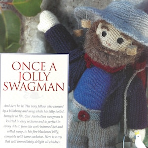 PDF Instant Digital Download jolly swagman knitting pattern (2273)