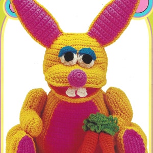 PDF Instant Digital Download crochet toy pattern double knit or chunky knit 13 or 18 inch tall (1727)