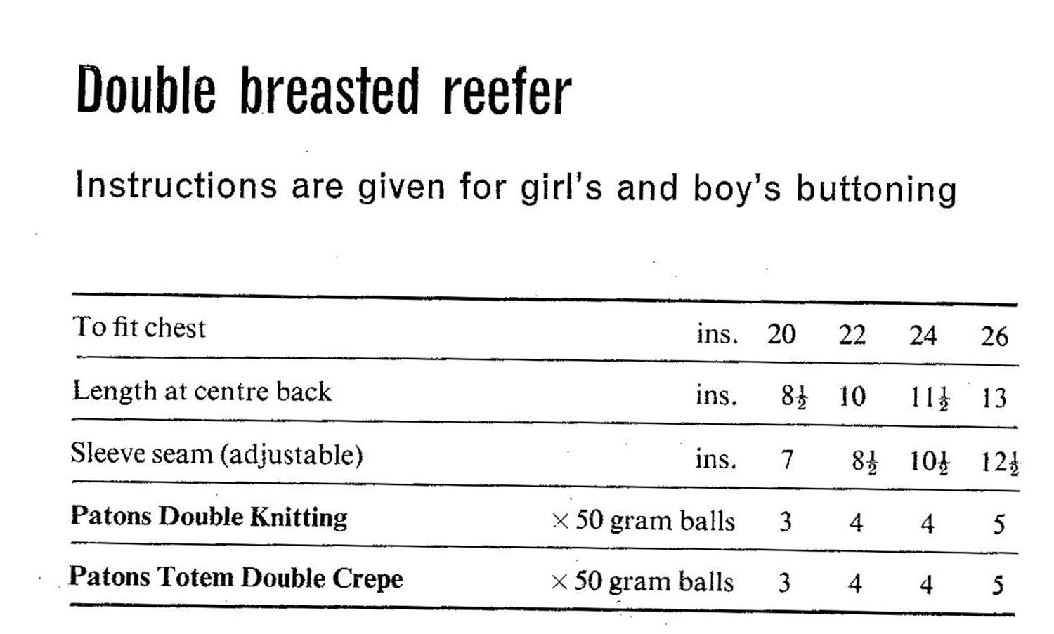 Instant PDF Digital Download Baby Double Knit Easy Knit Etsy UK