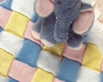 PDF Instant  Digital Download baby boy girls pram cover throw blanket double knitting pattern (2314)