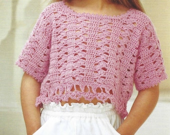 PDF Instant Digital Download Baby Angel Top & Bonnet Crochet