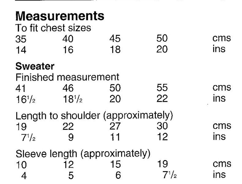 Instant PDF Digital Download premature baby doll sweater trousers beret knitting pattern 1420 1461