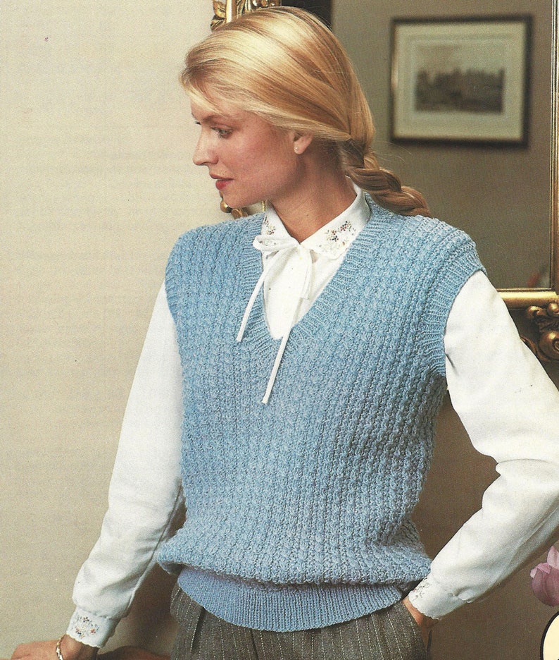 Free Almost PDF Instant Download ladies slipover knitting Etsy Nederland