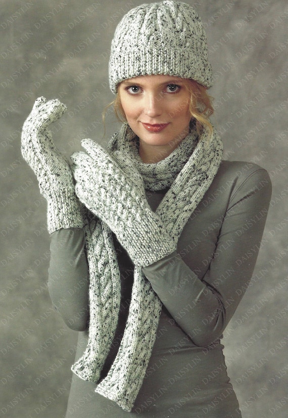 Ladies double knitting hat patterns deals